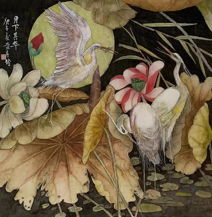 画家黄青玲作品,艺术家黄青玲最新作品